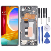 For LG Velvet 5G US Version Original LCD Screen Digitizer Full Assembly with Frame